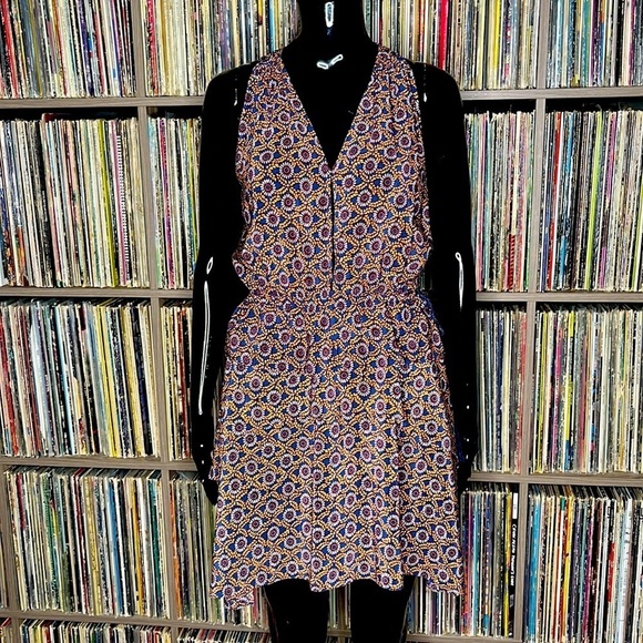10 Crosby Derek Lamb Silk Dress in Floral Medallion Combo Size 2 - Picture 1 of 5